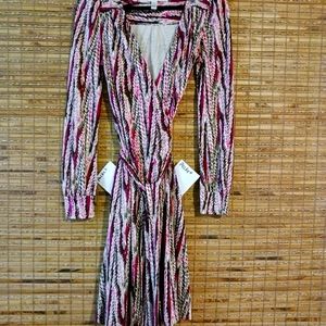 DVF wrap dress with pockets!